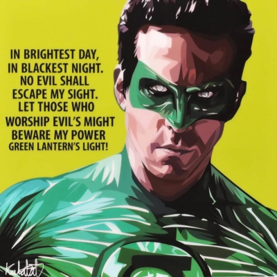 Green Lantern - Popart Print - Movie Quote - Simplypopart.com