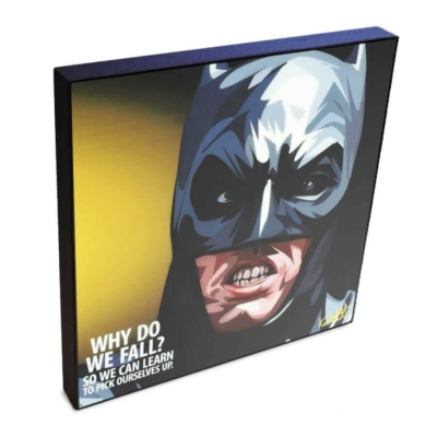 Batman - Why Do We Fall - Movie Pop Art Print