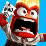 Inside Out - Anger Poster - "I'm mad as hell!"