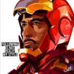 Tony Stark Poster - "Following is not really my style."