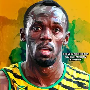 Usain Bolt inspirational picture